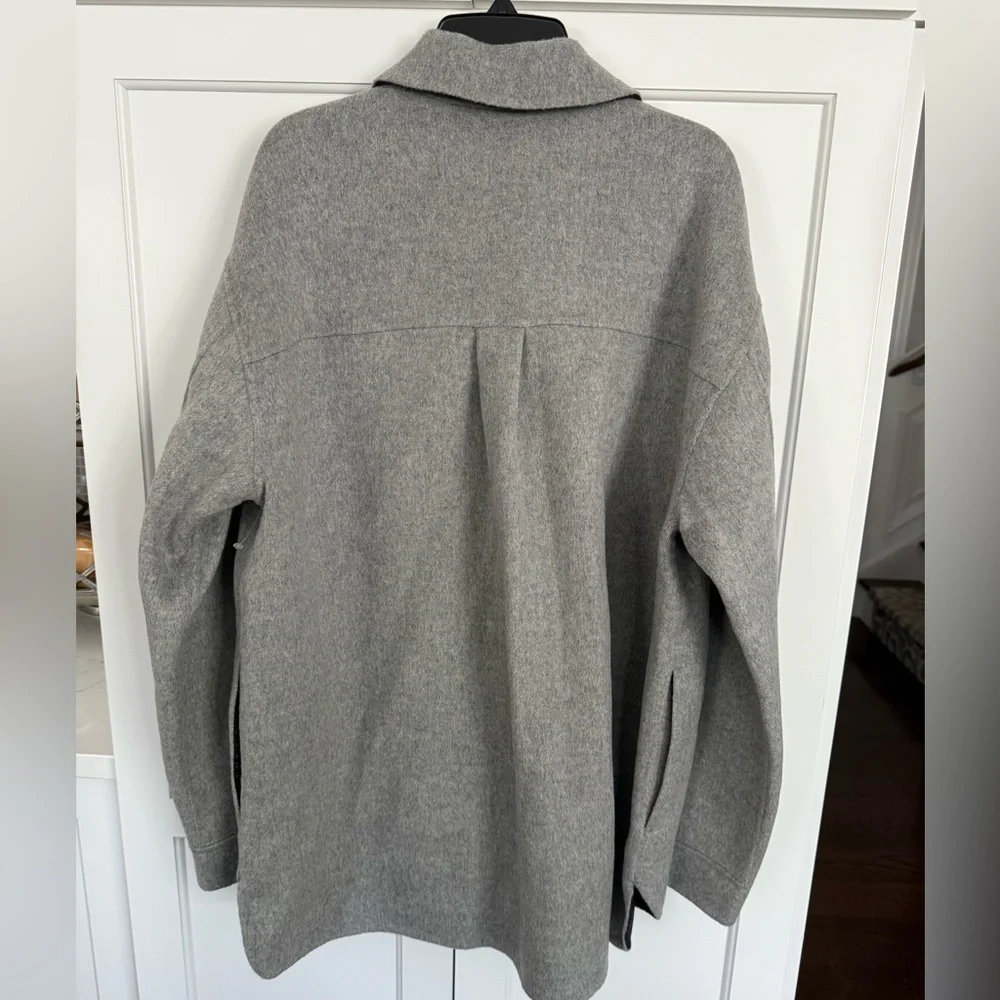 MADEWELL NEW Wool Blend double face long shirt, jacket